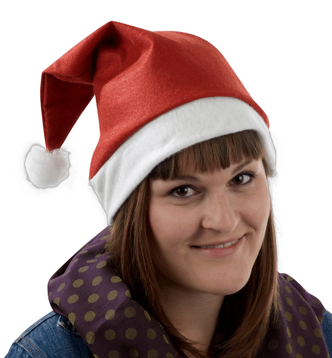 Casa SANTA Red Santa Claus hatL 40 cm - Ø 30 cm