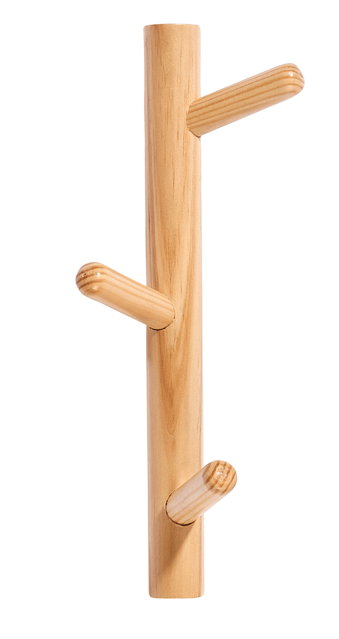 HOLDA Clothes hanger/wall 3 hooks natural Best Price at