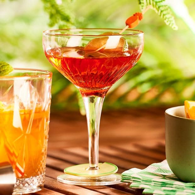 Casa MIXOLOGY Cocktail glass 22.5 CL transparent - set of 6 , H 14 cm - Ø 9,5 cm