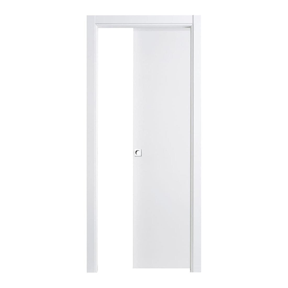 VEGA SLIDING DOOR INSIDE WALL 210 X 80 WHITE LACQUERED - best price from Maltashopper.com BR450001929