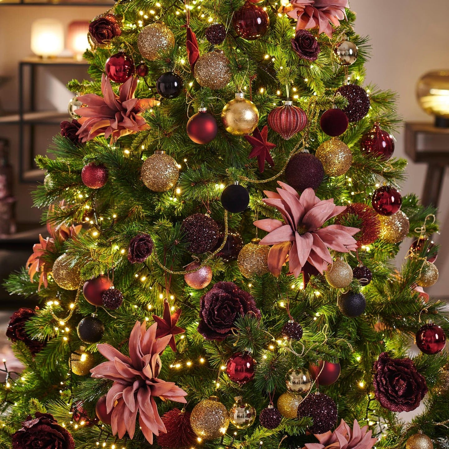 Casa Glitter Tree hanging decoration, 2 color variants