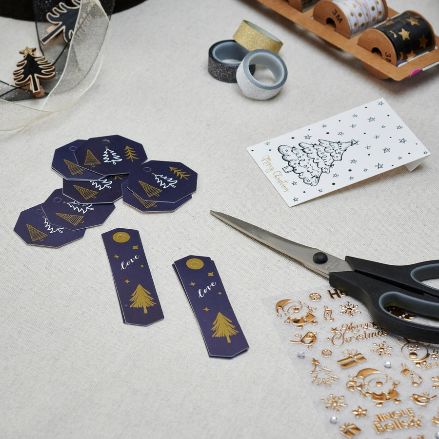 Casa XMAS labels, set of 50, 2 color variants
