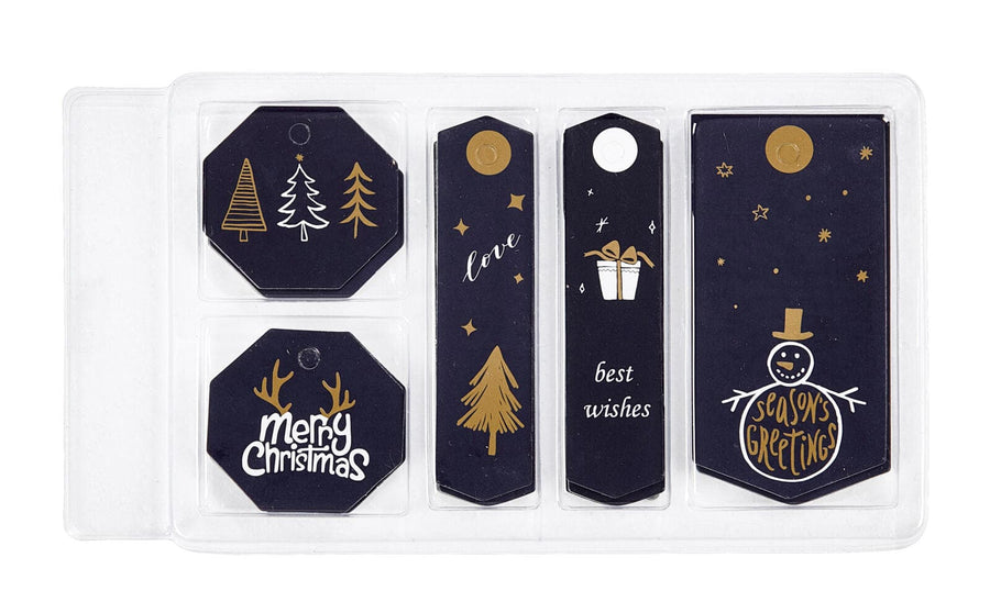 Casa XMAS labels, set of 50, 2 color variants