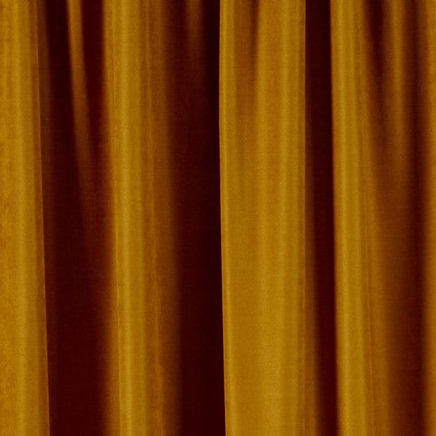 Casa CHAMMY Yellow curtain, W 140 x L 250 cm