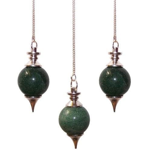 Sphere Pendulum - Green Aventurine - best price from Maltashopper.com BALLMP-05