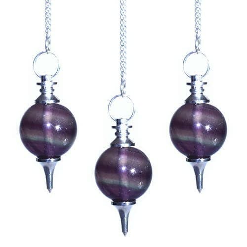 Sphere Pendulum - Purple Fluorite - best price from Maltashopper.com BALLMP-18