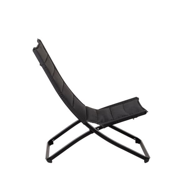 Casa LIZA Black folding chair H 87 x W 57 x D 85 cm