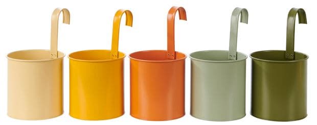 BALCONY HANGING POT Ø15 5COL - best price from Maltashopper.com CS669767