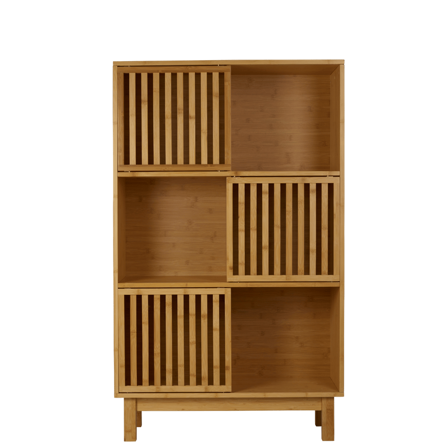 Casa HELGE Wardrobe with natural compartments, H 126 x W 75,8 x D 32,5 cm