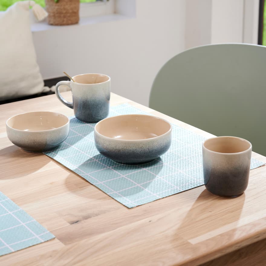 Casa JESSIE GRAY Gray bowl, H 6 cm - Ø 15,5 cm