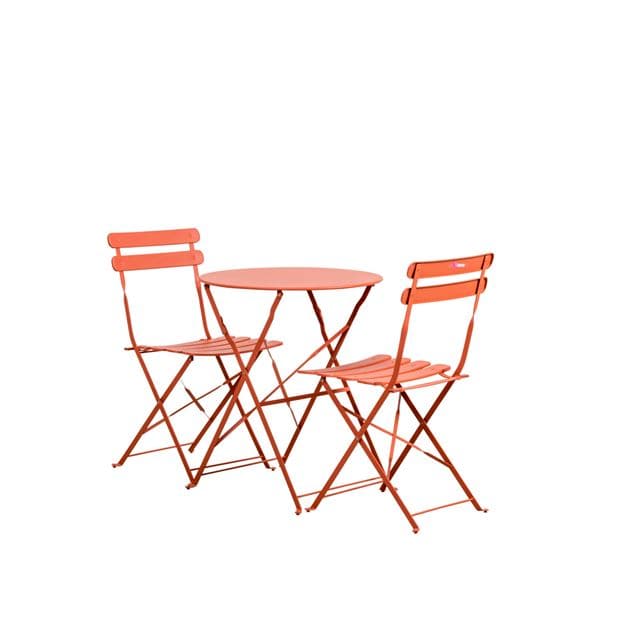 Casa IMPERIAL Coral red bistro table H 71 cm - Ø 60 cm