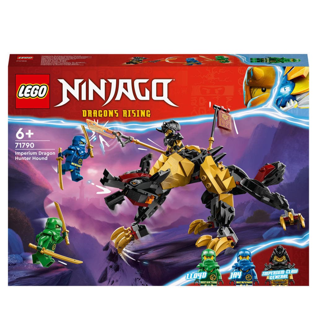 LEGO NINJAGO Imperium Dragon Hunter Hound Building Set with Monster and Dragon Toys and 3 Minifigures,