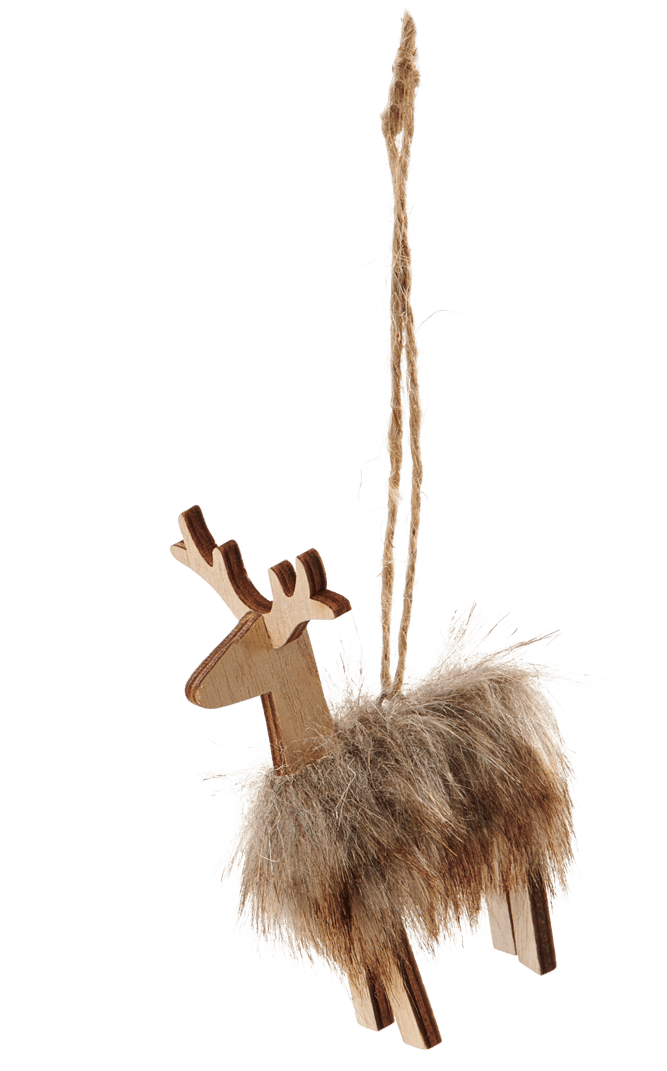 Casa BUCK Brown hanging decoration, H 11 x W 5 x D 8 cm