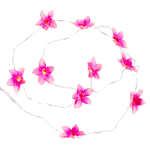 Casa FLOWER Luminous wire white, yellow, violet