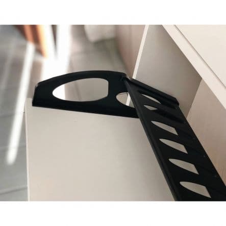 SLIM SHOE RACK 5 FLAP 15 PAIRS WHITE 72X15X180 - best price from Maltashopper.com BR440002609