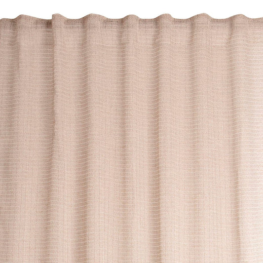 Apoline dove grey sheer curtain with tape and concealed loop, 140x280 cm