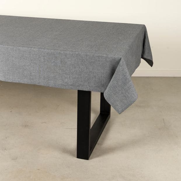 ORGANIC Dark gray tablecloth W 140 x L 200 cm - best price from Maltashopper.com CS616469