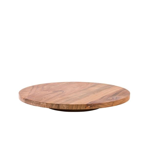 ACACIA Natural revolving tray H 4 cm - Ø 35 cm - best price from Maltashopper.com CS639870