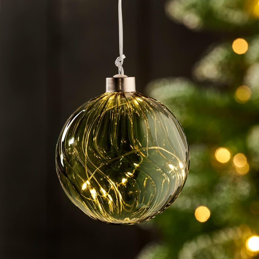 Casa TORNADO Green decorative sphereØ 8 cm