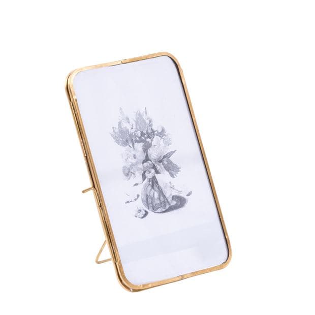 Casa BRASS Golden photo frame H 20 x W 13 cm