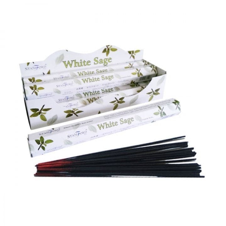 White Sage Premium Incense Sticks - best price from Maltashopper.com STAMFP-10
