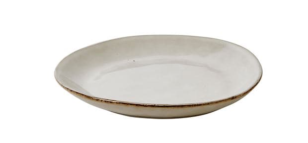 Casa EARTH MARL Cream dessert plate, Ø 20 cm