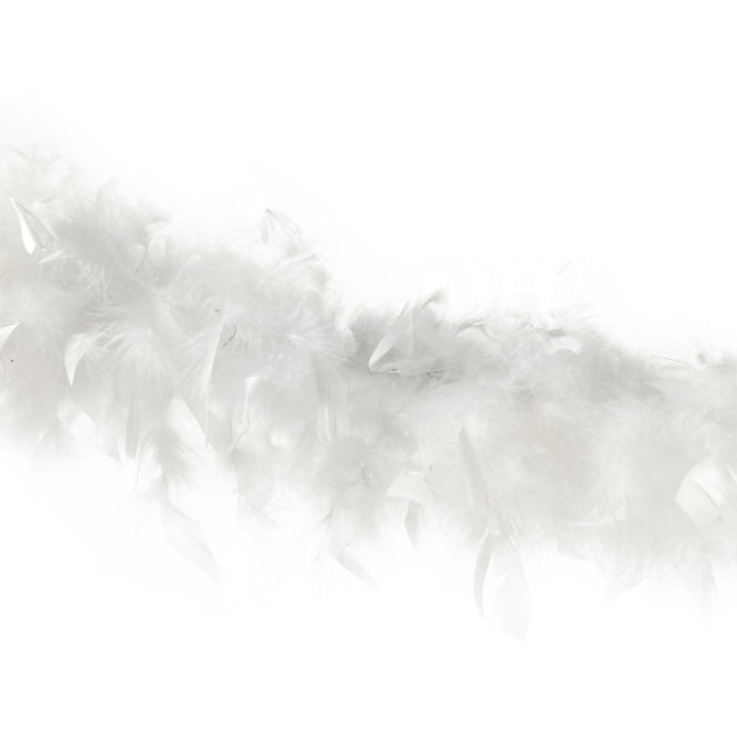 Casa BOA Feathers white L 180 cm