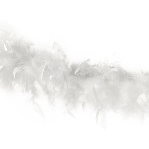 Casa BOA Feathers white L 180 cm