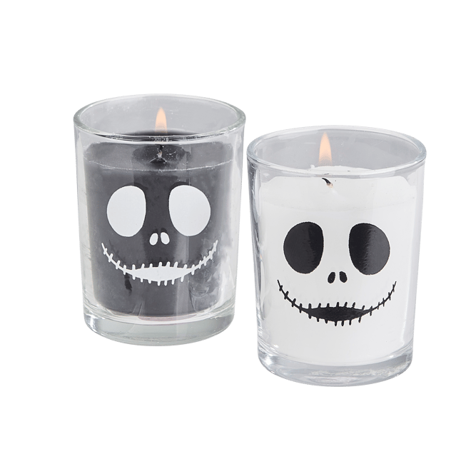 Casa SCARY Vase candle 2 colours various colours, black, whiteH 6.5 cm - Ø 5.5 cm