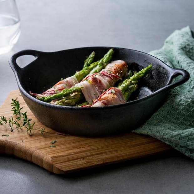 Casa FERO Black baking dish, H 4,5 cm - Ø 18 cm - Ø 18,5 cm