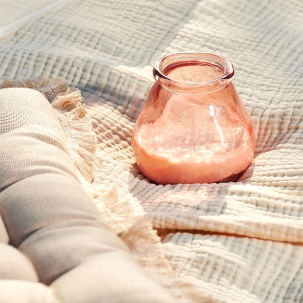 Casa FELICE Antique white plaid W 130 x L 170 cm