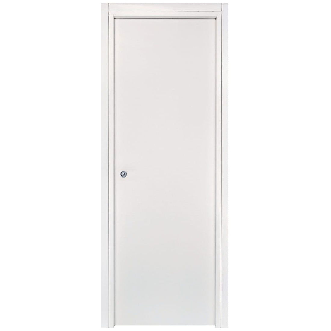 ANNA DOOR WHITE 70X210 CM SLIDING INSIDE WALL CHROME HARDWARE - best price from Maltashopper.com BR450101164