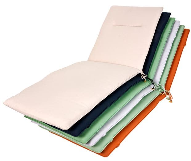 AZUR Garden cushion for sun loungers. H 4 x W 60 x L 178 cm - best price from Maltashopper.com CS662305