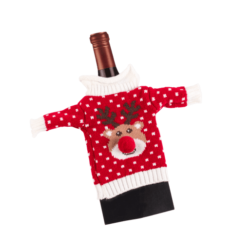 Casa XMAS SWEATER BOTTLE COVER