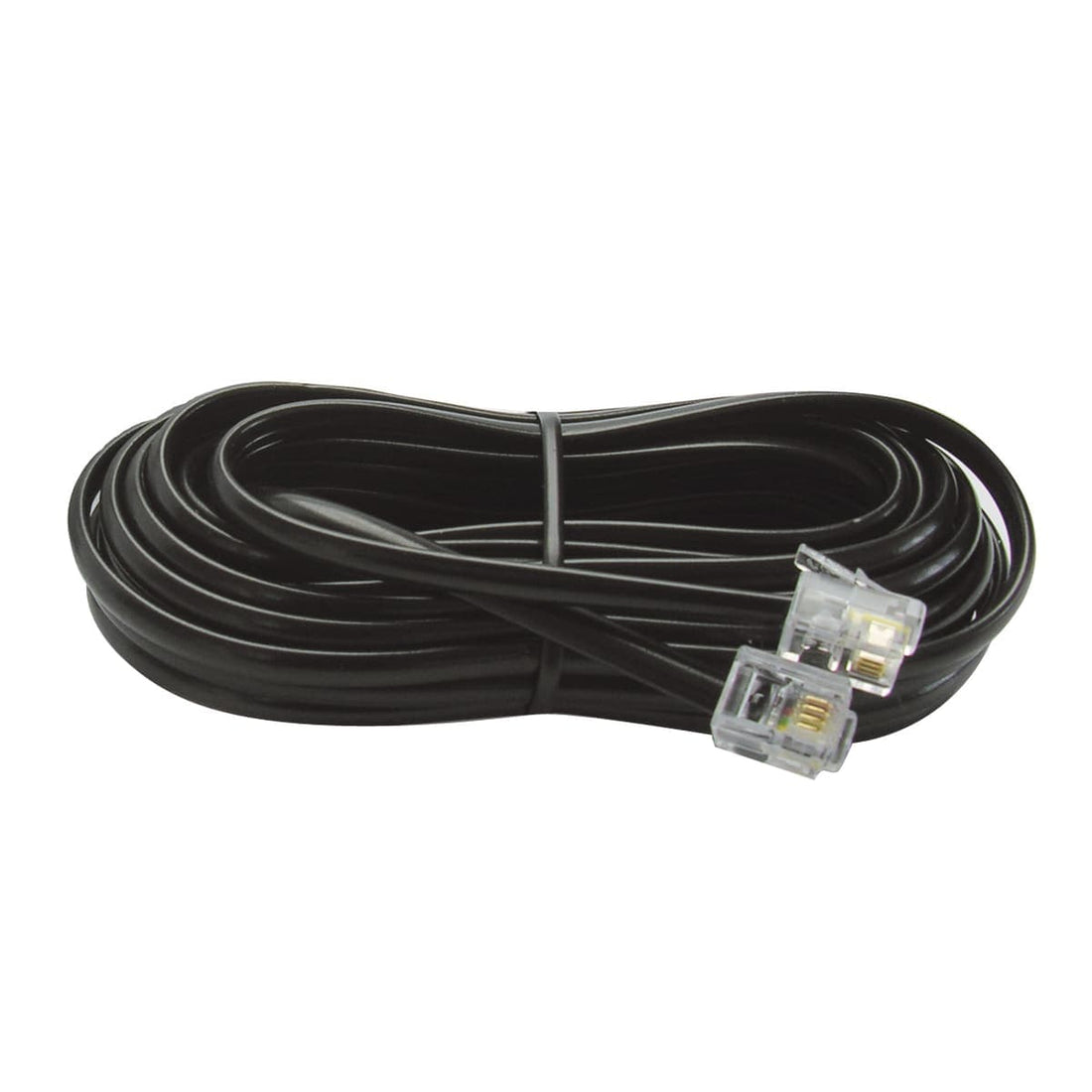 TELEPHONE EXTENSION MALE/MALE 10MT BLACK