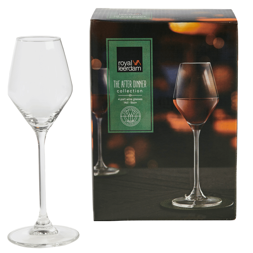 Casa AFTER DINNER Port glass set of 4 transparent,