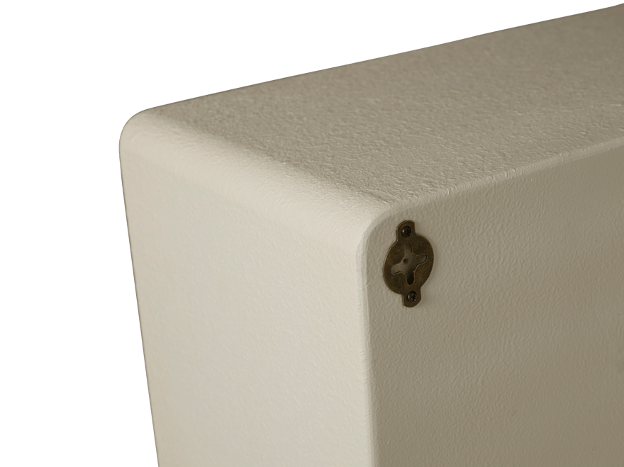 Casa FLINT White hanging shelf, H 80 x W 60 x D 24 cm