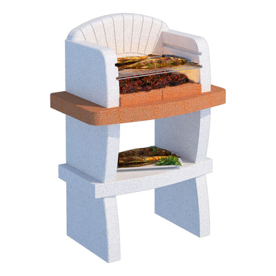 Bricocenter CONCRETE WOOD AND CHARCOAL BARBECUE MODENA VZ LINE