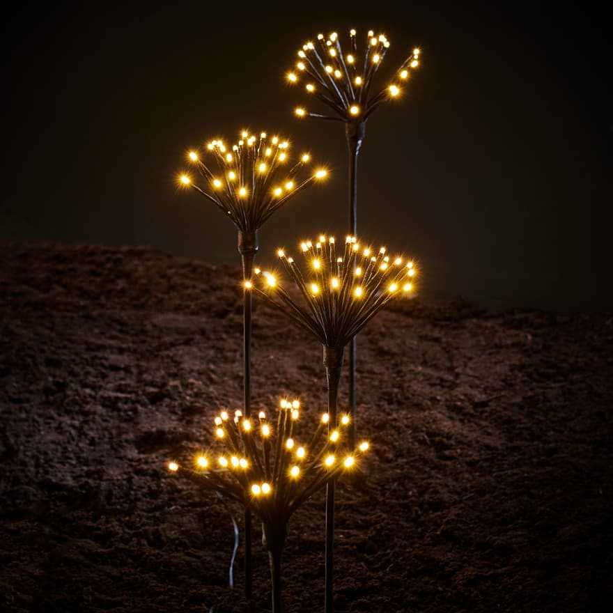 WARRE Decorative star set of 4 black H 70 cm - best price from Maltashopper.com CS665287