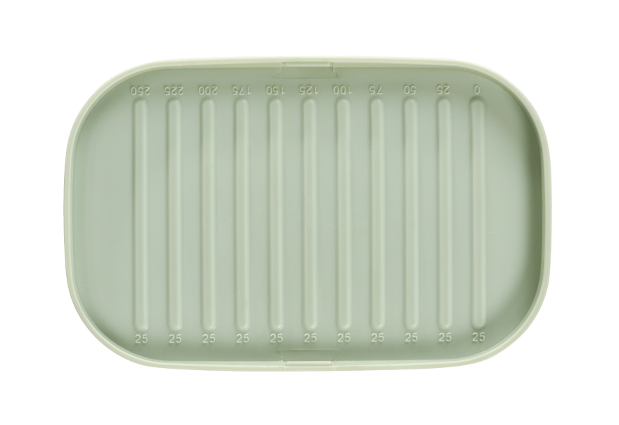 Casa CUISINO Green butter dish, mint