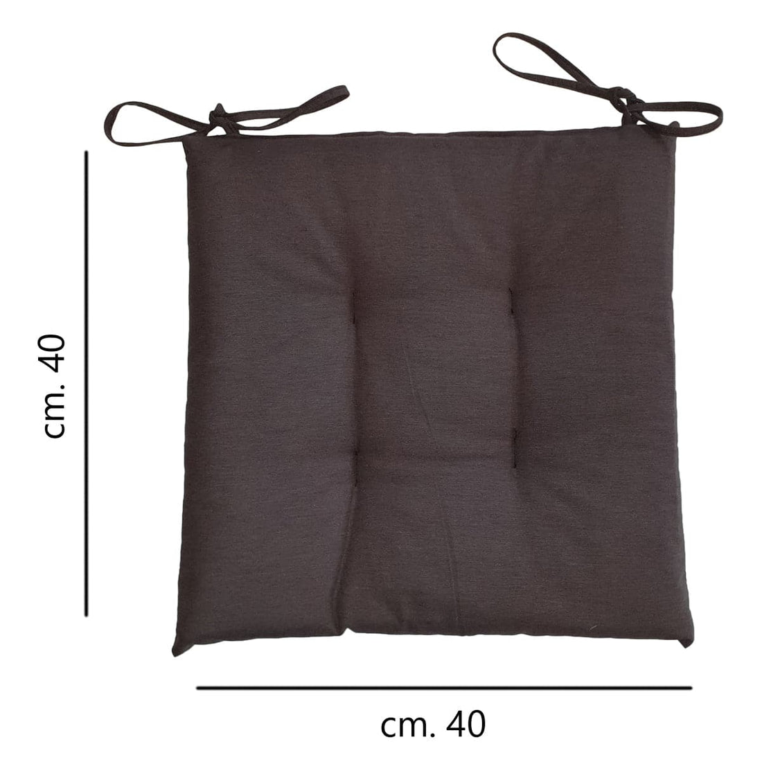 RELAX CHAIR COVER BROWN 40X40 CM