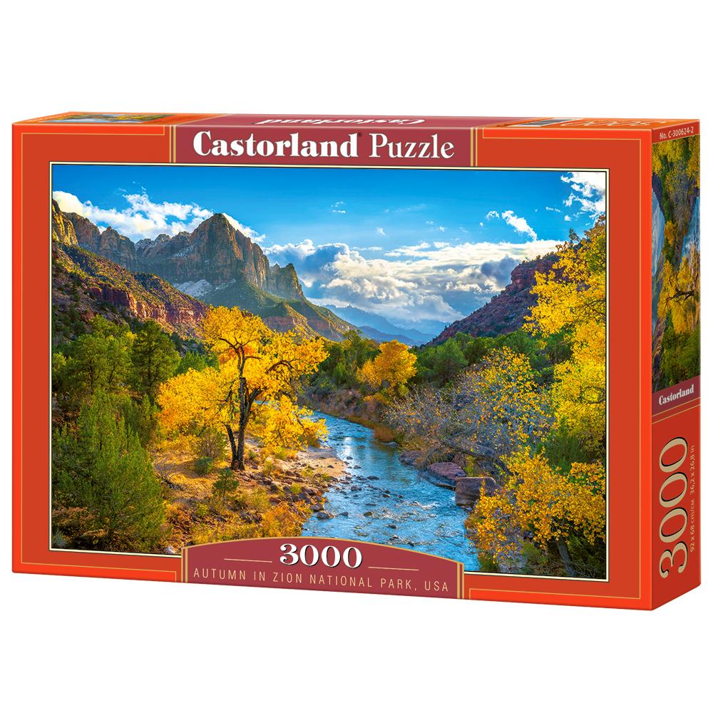 Puzzle 3000 Pezzi - Autumn in Zion National Park, USA