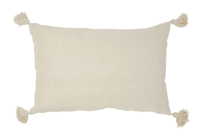 RAVI White cushion - best price from Maltashopper.com CS688926
