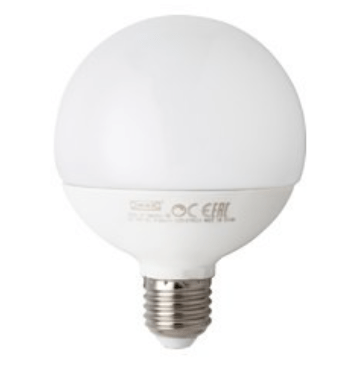 Ikea LEDARE LED Blub, Luminous flux: 1000 lm Diameter: 95 mm Power: 13 W ,