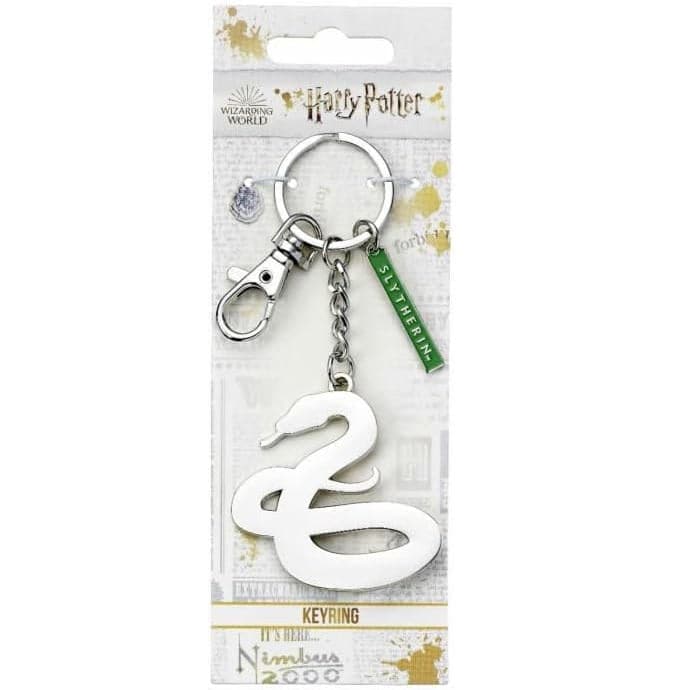 Slytherin Plaque Keychain Harry Potter