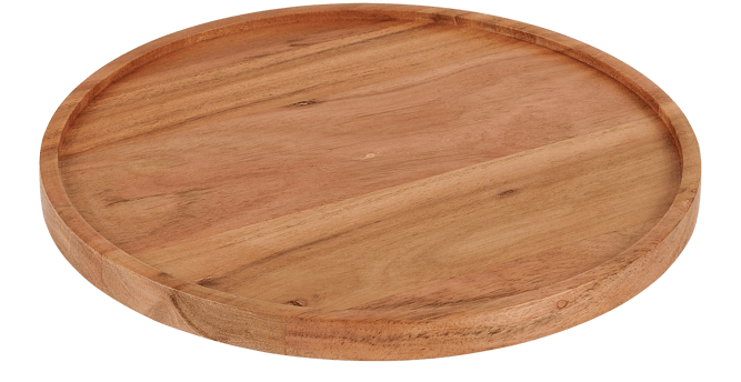 Casa GUSTOS Natural serving board, Ø 30 cm