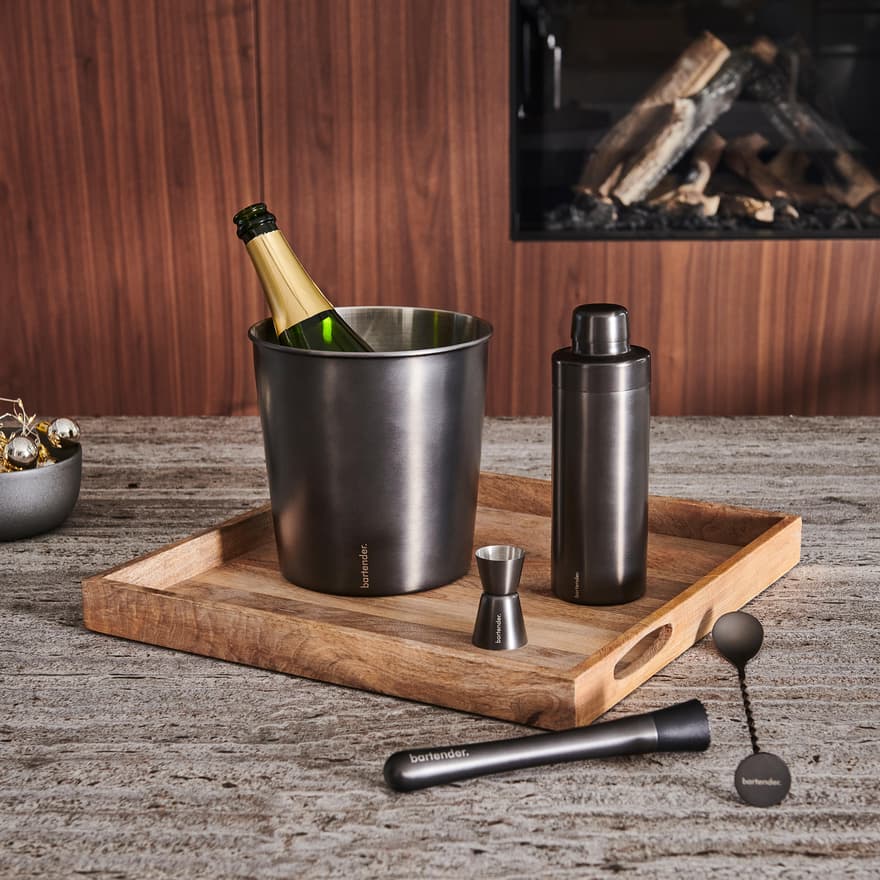 BARTENDER Dark gray cocktail crusherL 20.5 cm - Ø 3.5 cm - best price from Maltashopper.com CS675010