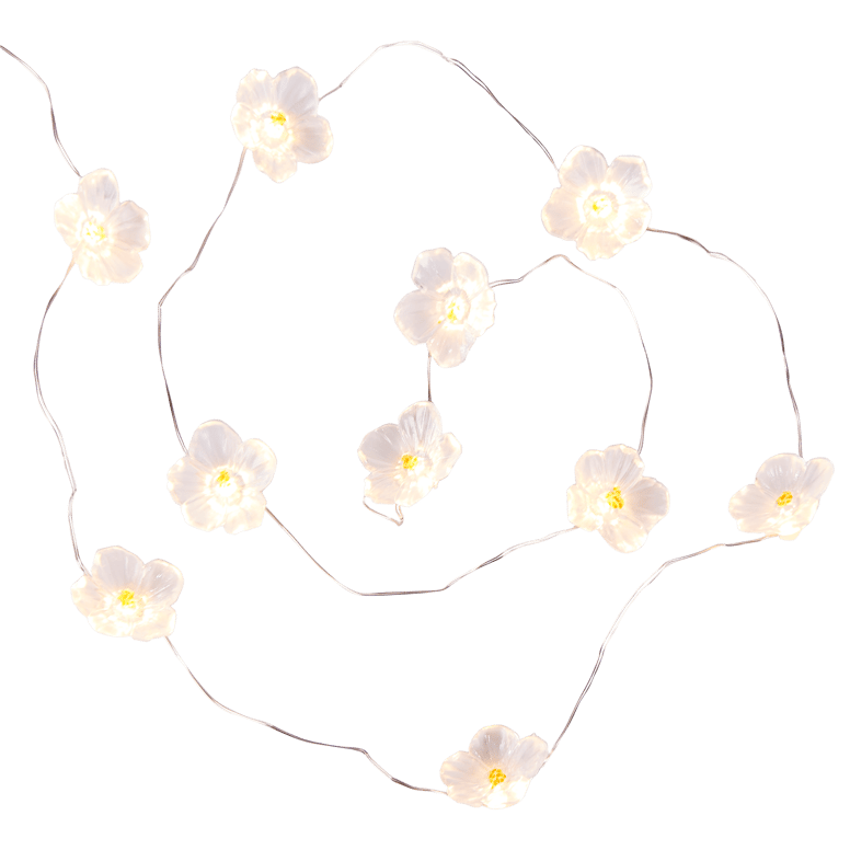 Casa FLOWER Luminous wire white, yellow, violet