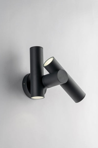 Bricocenter REVERSE WALL LIGHT 25.3X17.2X10.5CM ALUMINIUM GREY LED 7.5W NATURAE LIGHT IP44