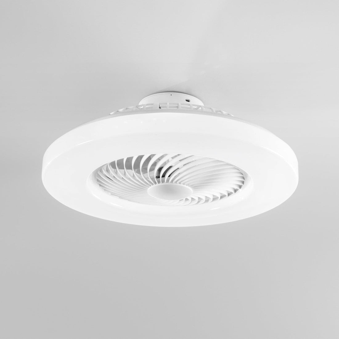 CEILING LIGHT WITH FAN SCIROCCO PLASTIC WHITE D60 CM LED 40W CCT SMART